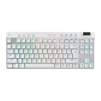 Купить ᐈ Кривой Рог ᐈ Низкая цена ᐈ Клавиатура Logitech G PRO X TKL Lightspeed White Tactile (920-012148)