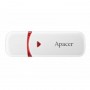 Купить ᐈ Кривой Рог ᐈ Низкая цена ᐈ Флеш-накопитель USB 64GB Apacer AH333 White (AP64GAH333W-1)