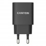 Мережевий зарядний пристрій Canyon H-20-02 (1USB, 3A) PD Black (CNE-CHA20B02)