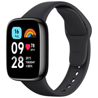 Купить ᐈ Кривой Рог ᐈ Низкая цена ᐈ Смарт-часы Xiaomi Redmi Watch 3 Active Black (BHR7266GL); 1.83" (280х240) LCD сенсорный / Bl