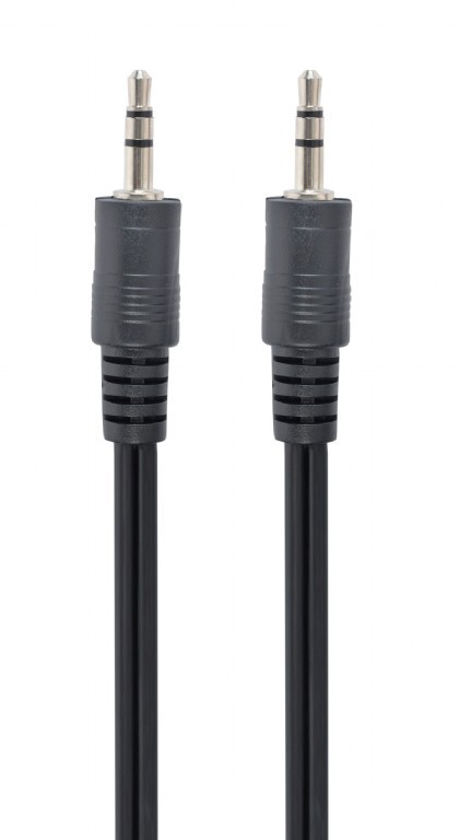 Купить ᐈ Кривой Рог ᐈ Низкая цена ᐈ Аудио-кабель Cablexpert 3.5 мм - 3.5 мм (M/M), 1.2 м, Black (CCA-404)
