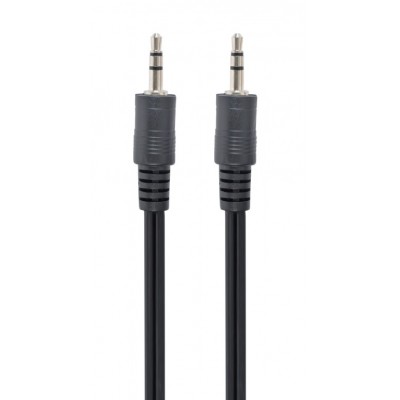 Купить ᐈ Кривой Рог ᐈ Низкая цена ᐈ Аудио-кабель Cablexpert 3.5 мм - 3.5 мм (M/M), 1.2 м, Black (CCA-404)