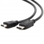 Купить ᐈ Кривой Рог ᐈ Низкая цена ᐈ Кабель Cablexpert DisplayPort - HDMI (M/M), 1.8 м, Black (CC-DP-HDMI-6)