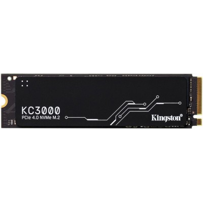 Купить ᐈ Кривой Рог ᐈ Низкая цена ᐈ Накопитель SSD 2TB Kingston KC3000 M.2 2280 PCIe 4.0 x4 NVMe 3D TLC (SKC3000D/2048G)