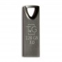 Купить ᐈ Кривой Рог ᐈ Низкая цена ᐈ Флеш-накопитель USB3.0 128GB T&G 117 Metal Series Black (TG117BK-128G3)