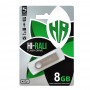 Купить ᐈ Кривой Рог ᐈ Низкая цена ᐈ Флеш-накопитель USB 8GB Hi-Rali Shuttle Series Silver (HI-8GBSHSL)