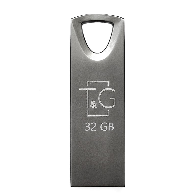 Купить ᐈ Кривой Рог ᐈ Низкая цена ᐈ Флеш-накопитель USB 32GB T&G 117 Metal Series  (TG117BK-32G)
