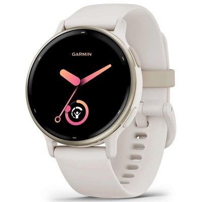 Купить ᐈ Кривой Рог ᐈ Низкая цена ᐈ Смарт-часы Garmin Vivoactive 5 Cream Gold Aluminum Bezel with Ivory Case and Silicone Band (