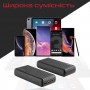 Купить ᐈ Кривой Рог ᐈ Низкая цена ᐈ Универсальная мобильная батарея Promate Titan-30 Black 30000mAh
