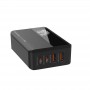 Купить ᐈ Кривой Рог ᐈ Низкая цена ᐈ Сетевое зарядное устройство ColorWay Power Delivery GaN (2USB-A + 2USB TYPE-C) (100W) Black 