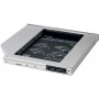 Купить ᐈ Кривой Рог ᐈ Низкая цена ᐈ Адаптер Grand-X для подключения HDD 2.5" в отсек привода ноутбука SATA/SATA3 Slim 9.5мм (HDC