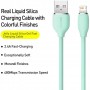 Кабель Baseus Jelly Liquid Silica Gel USB - Lightning (M/M), 2.4 A, 2 м, Green (CAGD000106)