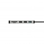 Купить ᐈ Кривой Рог ᐈ Низкая цена ᐈ Концентратор USB 3.1 Type-C Grand-X PD Сharging HDMI/3хUSB/Type-C/OTG/CR (SG-512)