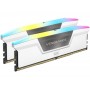 Купить ᐈ Кривой Рог ᐈ Низкая цена ᐈ Модуль памяти DDR5 2x32GB/6000 Corsair Vengeance RGB White (CMH64GX5M2B6000C40W)