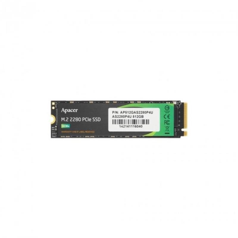 Купить ᐈ Кривой Рог ᐈ Низкая цена ᐈ Накопитель SSD  512GB Apacer AS2280P4U M.2 2280 PCIe 3.0 x4 3D TLC (AP512GAS2280P4U-1)