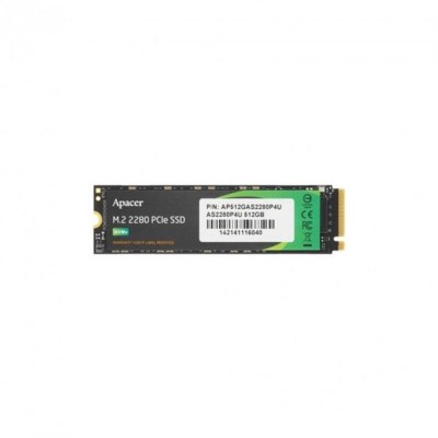 Купить ᐈ Кривой Рог ᐈ Низкая цена ᐈ Накопитель SSD  512GB Apacer AS2280P4U M.2 2280 PCIe 3.0 x4 3D TLC (AP512GAS2280P4U-1)
