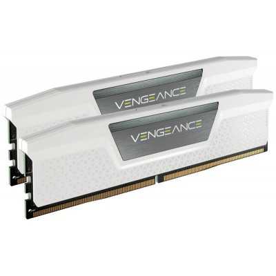 Купить ᐈ Кривой Рог ᐈ Низкая цена ᐈ Модуль памяти DDR5 2x32GB/5600 Corsair Vengeance White (CMK64GX5M2B5600C40W)