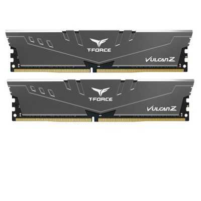 Купить ᐈ Кривой Рог ᐈ Низкая цена ᐈ Модуль памяти DDR4 2x8GB/2666 Team T-Force Vulcan Z Gray (TLZGD416G2666HC18HDC01)