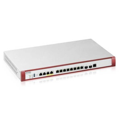 Межсетевой экран ZYXEL USG FLEX 700H (USGFLEX700H-EU0102F) (2x10GE PoE+ WAN/LAN, 2x2,5GE WAN/LAN, 8xGE WAN/LAN, 1хUSB3.0, 2xSFP+