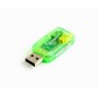 Купить ᐈ Кривой Рог ᐈ Низкая цена ᐈ Звуковая карта Gembird SC-USB-01 Green