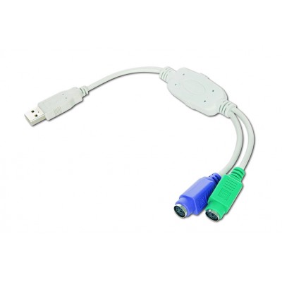 Купить ᐈ Кривой Рог ᐈ Низкая цена ᐈ Контроллер USB-2xPS/2 Cablexpert  (UAPS12)