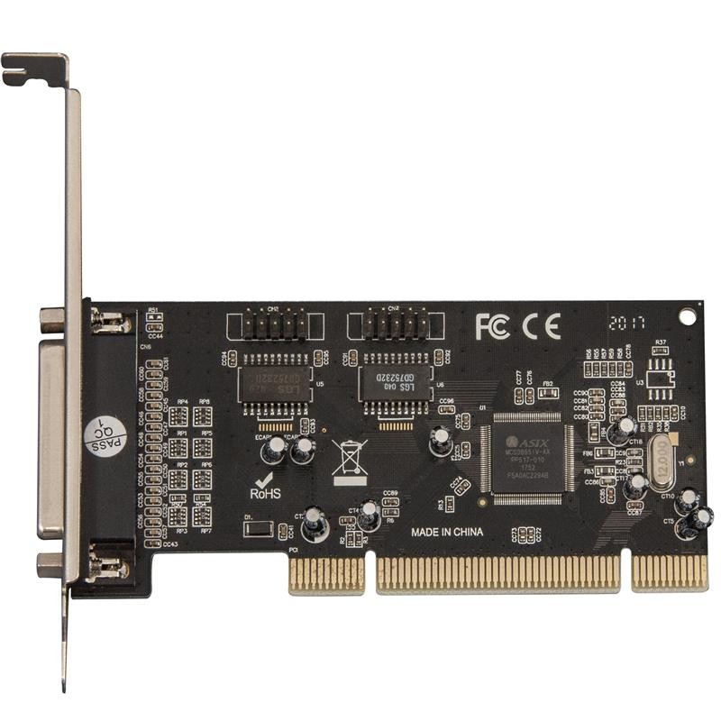 Купить ᐈ Кривой Рог ᐈ Низкая цена ᐈ Контроллер Frime MCS9865 (ECF-PCIto2S1PMCS9865.LP) PCI-2xRS232+1xLTP