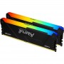 Купить ᐈ Кривой Рог ᐈ Низкая цена ᐈ Модуль памяти DDR4 2x16GB/3200 Kingston Fury Beast RGB (KF432C16BB12AK2/32)