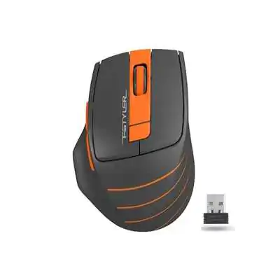 Купить ᐈ Кривой Рог ᐈ Низкая цена ᐈ Мышь беспроводная A4Tech FG30 Black/Orange USB