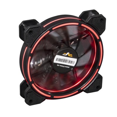 Купить ᐈ Кривой Рог ᐈ Низкая цена ᐈ Вентилятор Frime Iris LED Fan Think Ring Red (FLF-HB120TRR16), 120х120х25 мм, 3-pin Molex, B
