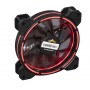Купить ᐈ Кривой Рог ᐈ Низкая цена ᐈ Вентилятор Frime Iris LED Fan Think Ring Red (FLF-HB120TRR16), 120х120х25 мм, 3-pin Molex, B