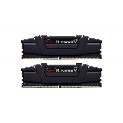 Модуль памяти DDR4 2x32GB/2666 G.Skill Ripjaws V Black (F4-2666C18D-64GVK)