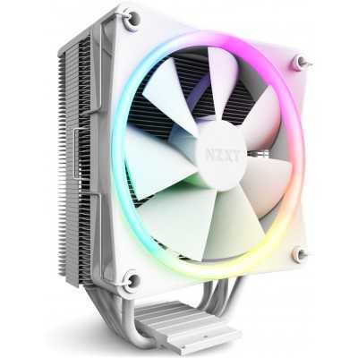 Купить ᐈ Кривой Рог ᐈ Низкая цена ᐈ Кулер процессорный NZXT T120 RGB White (RC-TR120-W1), Intel: 1700/1200/1150/1151/1155/1156, 