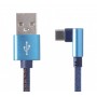 Кабель Cablexpert USB - USB Type-C V 2.0 (M/M), премиум, 1 м, синий (CC-USB2J-AMCML-1M-BL) 