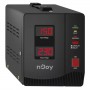 Стабилизатор NJOY Alvis 2000 (AVRL-20002AL-CS01B) AVR, 2 розетки