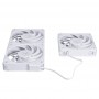 Купить ᐈ Кривой Рог ᐈ Низкая цена ᐈ Вентилятор Lian Li P28 120-3 White (G99.12P283W.00), 120х120х28мм, 3-pin, 4-pin, белый