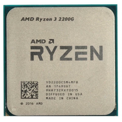 Процесор AMD Ryzen 3 2200G (3.5GHz 4MB 65W AM4) Tray (YD22000C5M4MFB)