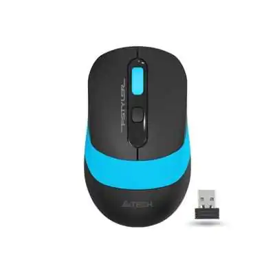 Купить ᐈ Кривой Рог ᐈ Низкая цена ᐈ Мышь беспроводная A4Tech FG10 Black/Blue USB