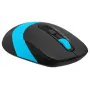 Купить ᐈ Кривой Рог ᐈ Низкая цена ᐈ Мышь беспроводная A4Tech FG10 Black/Blue USB