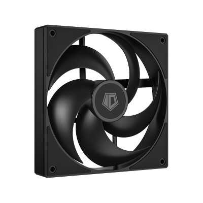 Купить ᐈ Кривой Рог ᐈ Низкая цена ᐈ Вентилятор ID-Cooling AS-140-K, 140x140x25мм, 4-pin PWM, черный