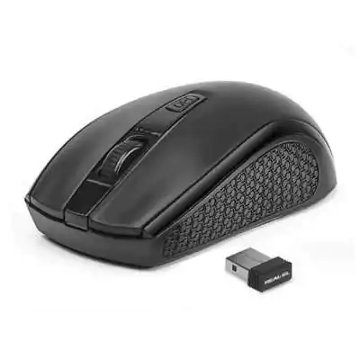 Купить ᐈ Кривой Рог ᐈ Низкая цена ᐈ Мышь беспроводная REAL-EL RM-308 Black USB