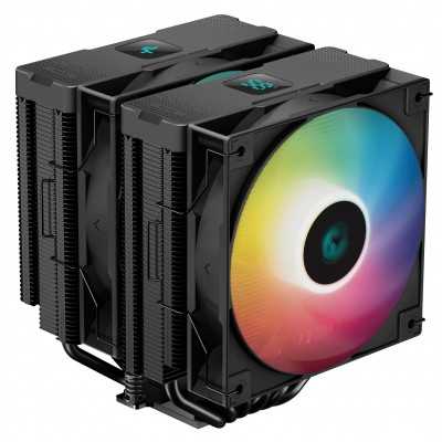 Купить ᐈ Кривой Рог ᐈ Низкая цена ᐈ Кулер процессорный DeepCool AG620 Digital BK ARGB (R-AG620-BKADMN-G-2), Intel: 1700/1200/115