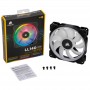 Купить ᐈ Кривой Рог ᐈ Низкая цена ᐈ Вентилятор Corsair LL140 RGB Single Pack (CO-9050073-WW), 140x140x25мм, 4-pin, Black