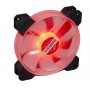 Купить ᐈ Кривой Рог ᐈ Низкая цена ᐈ Вентилятор Frime Iris LED Fan Mid Red (FLF-HB120MR8), 120х120х25 мм, 3-pin Molex, Black/Whit