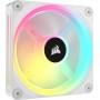 Купить ᐈ Кривой Рог ᐈ Низкая цена ᐈ Вентилятор Corsair iCUE Link QX120 RGB PWM White (CO-9051005-WW), 120x120x25мм, 4-pin, белый