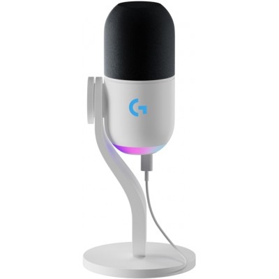 Микрофон Logitech Yeti GX Dynamic RGB Gaming Mic with Lightsync Off White (988-000576)