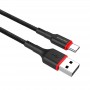 Кабель ColorWay USB - USB Type-C (M/M), 2.4 А, 1 м, Black (CW-CBUC064-BK)