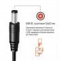 Кабель ColorWay для роутера 12V (USB-DC 5.5х2.5mm) 1 м, Black (CW-CBUD067-BK)