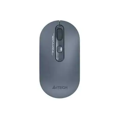 Купить ᐈ Кривой Рог ᐈ Низкая цена ᐈ Мышь беспроводная A4Tech FG20 Ash Blue USB