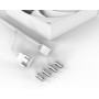 Купить ᐈ Кривой Рог ᐈ Низкая цена ᐈ Вентилятор ID-Cooling AS-120-W, 120x120x25мм, 4-pin PWM, White