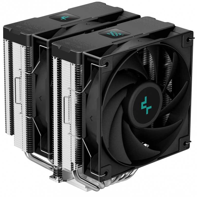 Купить ᐈ Кривой Рог ᐈ Низкая цена ᐈ Кулер процессорный DeepCool AG620 Digital BK (R-AG620-BKNDMN-G-1), Intel: 1700/1200/1151/115